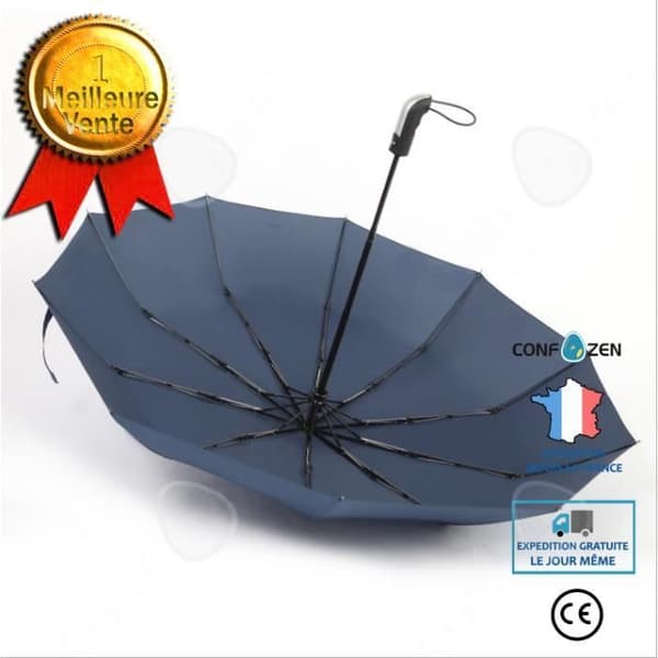 CONFO® Paraplyer Trefaldiga paraplyer Kortskaftade paraplyer med ringar Parasoll Parasoll