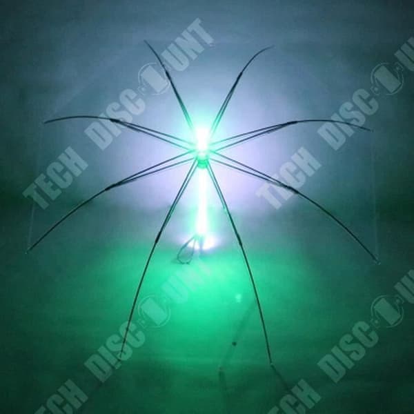TD® LED-blixtparaply 7 LED-ljussvärdsbelysning Färgrik