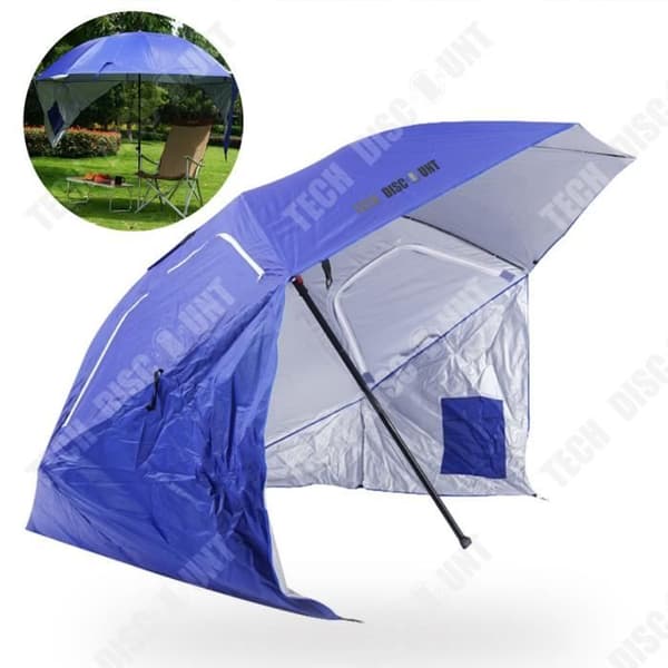 TD® Stort utomhusparaply Manuell förvaring Parasoll Jordplugg Fiskeparaply Strand Camping Pergola Vindtätt paraply Hopfällbar