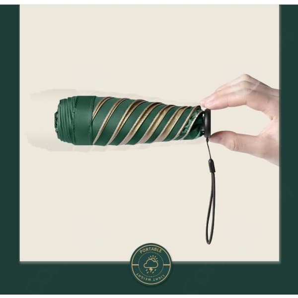 CONFO® 50 % RABATT Paraply Anti-UV parasoll svart lim tumparaply paraply
