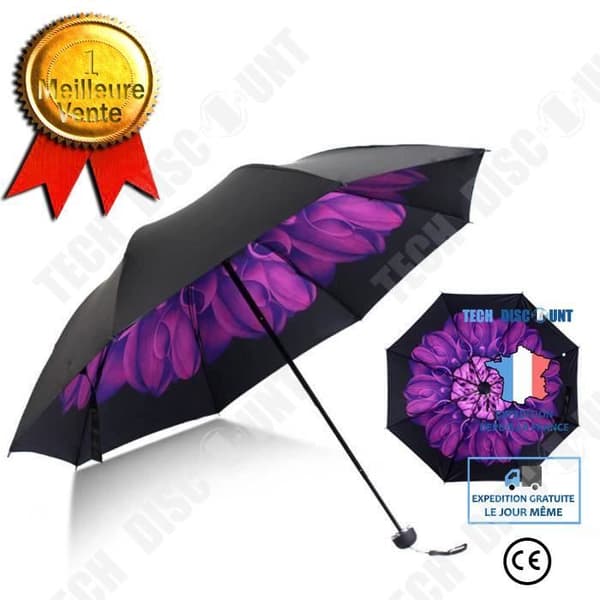 TD® UV Inverted Paraply - Vattentätt och hållbart paraply
