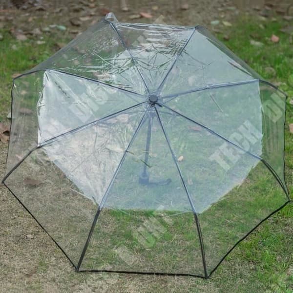 TD® Transparent paraply Automatiskt regnparaply för kvinnor och män regnskydd diameter 93 cm
