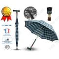 Miniatyrbild 1 av 4: TD® Walking stick paraply kvinna man Lyxig LED dekorerad justerbar +100 kilo aluminium krycka design dubbel användning 88cm lättvikt