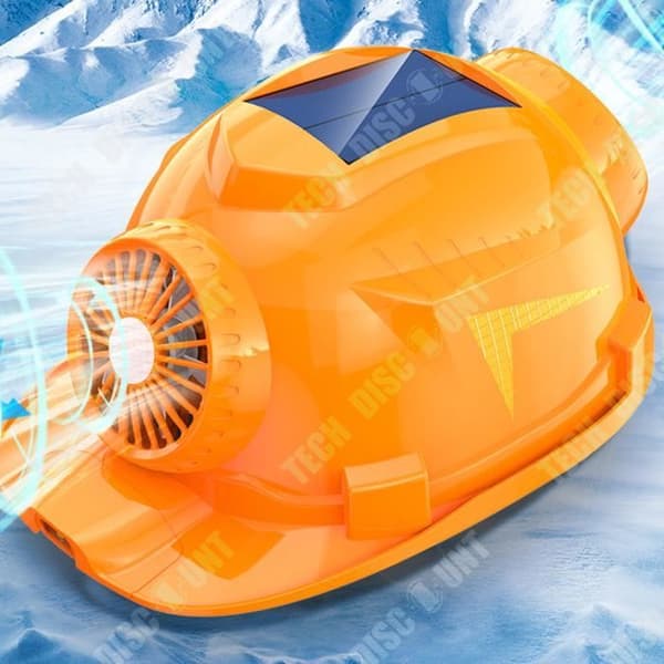 TD® Solar Smart Fläkt Sommar Byggplats Solskydd Solskydd Kylning