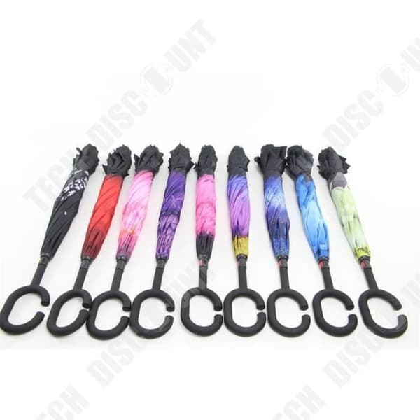 TD® handsfree bilparaply, inverterat paraply, inverterat paraply, paraply, dubbelt paraply, vattentätt paraply