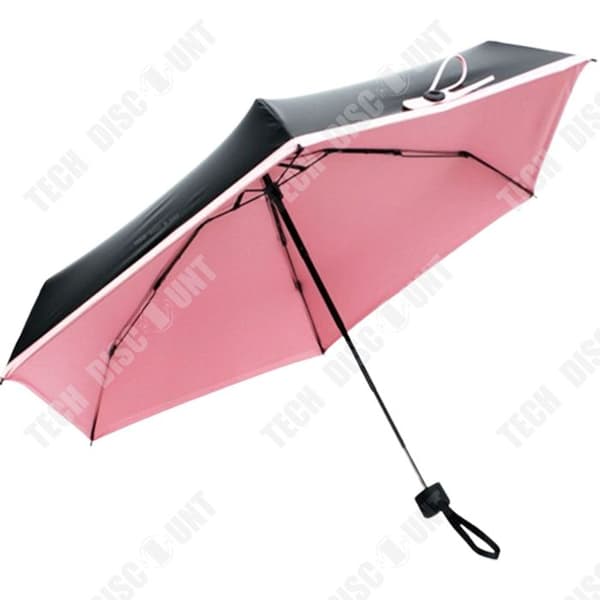 TD® Sun Shade Vinyl Solskyddsmedel Paraply Capsule Paraply Femvikt lätt minificka Parasoll Sunny Pocket Paraply