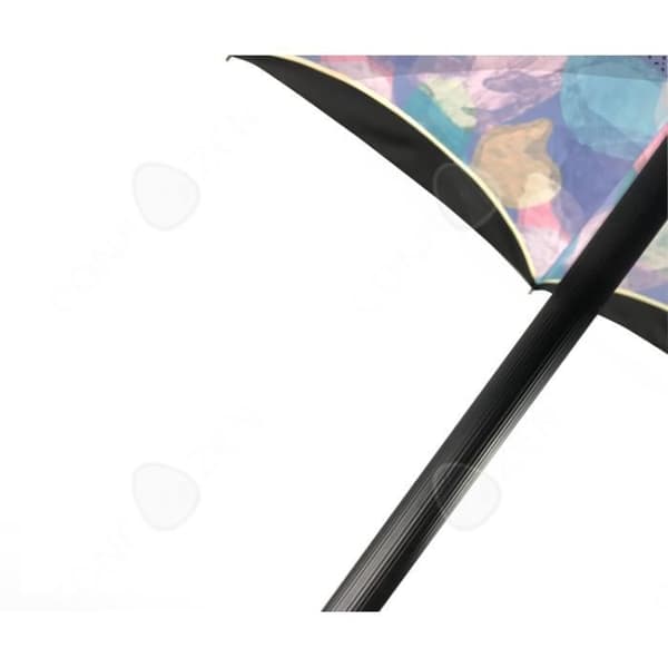 CONFO Automatiskt Paraply Inverted Folding Printed Anti Wind Sun UV Parasoll Hand Free Dia. 98cm Flower Demon Julklapp