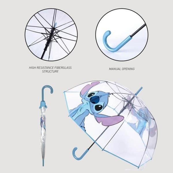 Transparent Paraply Stitch Disney