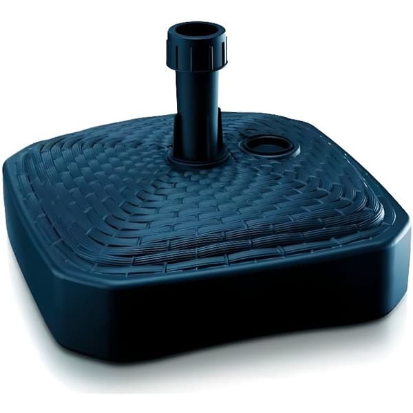 Parasollfot - PROSPERPLAST - Fyrkantig modell - 39 x 39 x 13 cm - Polyeten - Blå
