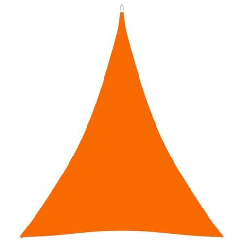 Solsegel oxfordtyg trekantigt 5x7x7 m orange