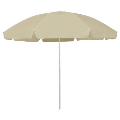 Strandparasoll sandgul 300 cm