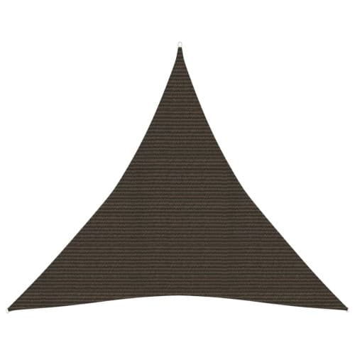 Solsegel 160 g/m² brun 4,5x4,5x4,5 m HDPE