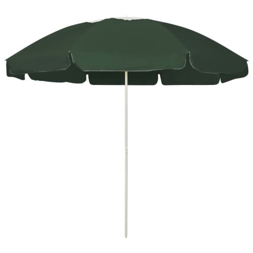 Strandparasoll grön 240 cm