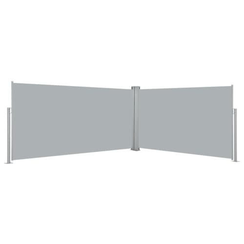 Infällbar skärm 160x600 cm grå