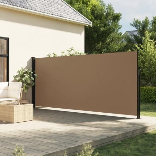 Indragbar sidomarkis taupe 180x300 cm