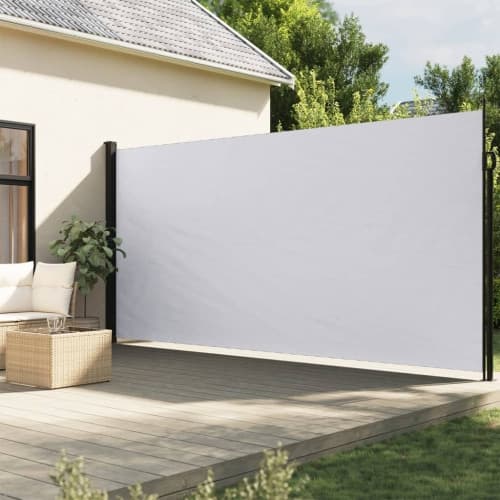 Indragbar sidomarkis vit 220x500 cm
