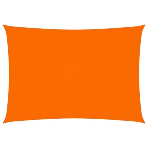 Solsegel oxfordtyg rektangulärt 3x4,5 m orange