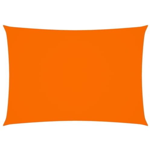 Solsegel oxfordtyg rektangulärt 2,5x4,5 m orange