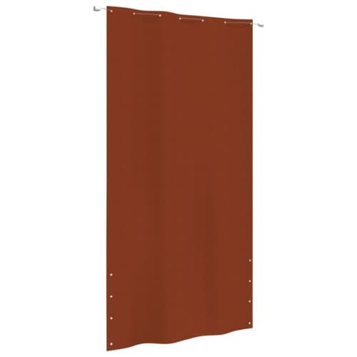 Balkongskärm terrakotta 140x240 cm oxfordtyg