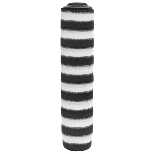 Insynsskyddsnät antracit och vit 1,8x50 m HDPE 195 g/m²