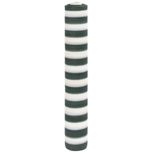 Insynsskyddsnät grön och vit 1x10 m HDPE 75 g/m²
