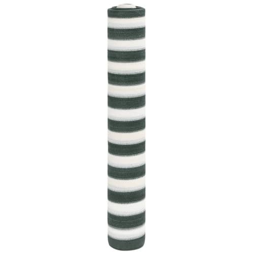 Insynsskyddsnät grön och vit 1,8x10 m HDPE 75 g/m²