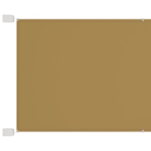 Markis vertikal beige 60x1000 cm oxfordtyg