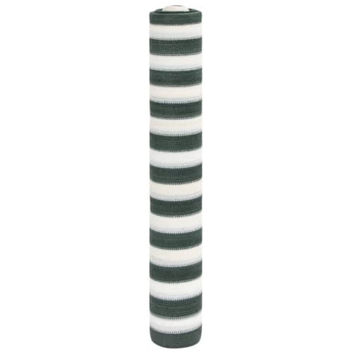 Insynsskyddsnät grön och vit 1,2x25 m HDPE 75 g/m²