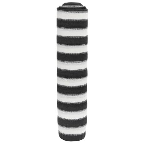Insynsskyddsnät antracit och vit 2x10 m HDPE 75 g/m²