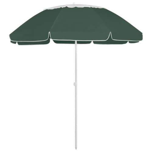 Strandparasoll grön 300 cm