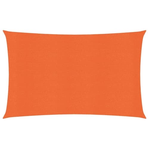 Solsegel 160 g/m² rektangulär orange 3x5 m HDPE