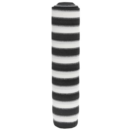 Insynsskyddsnät antracit och vit 1,5x50 m HDPE 75 g/m²