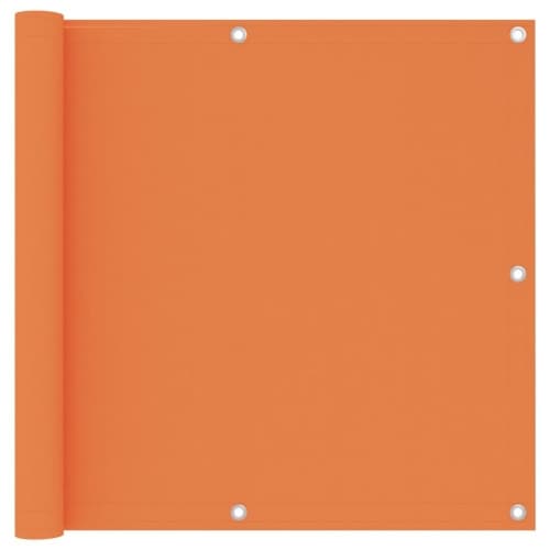 Balkongskärm orange 90x500 cm oxfordtyg