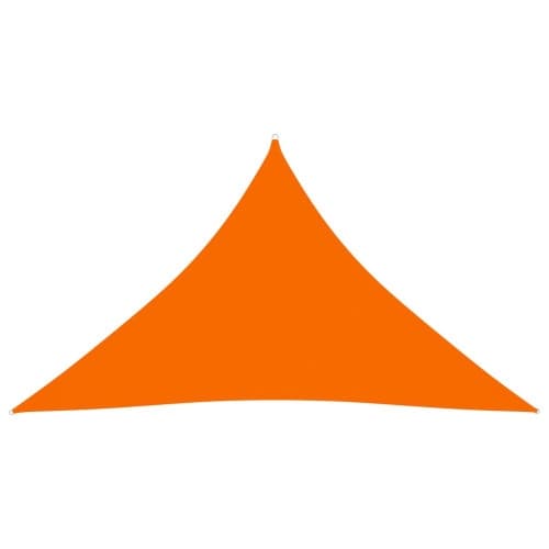 Solsegel oxfordtyg trekantigt 4x4x5,8 m orange