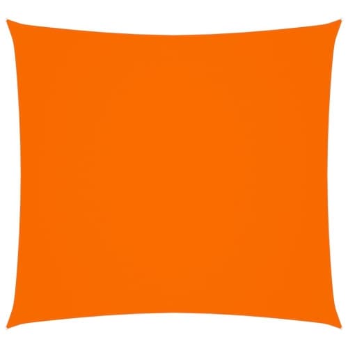 Solsegel oxfordtyg fyrkantigt 2,5x2,5 m orange