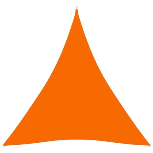 Solsegel oxfordtyg trekantigt 3x3x3 m orange