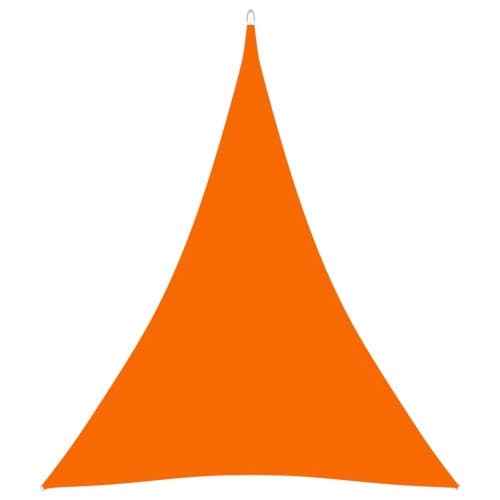 Solsegel Oxfordtyg trekantigt 4x5x5 m orange