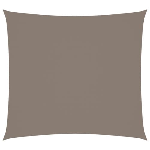 Solsegel oxfordtyg rektangulärt 2,5x3 m taupe