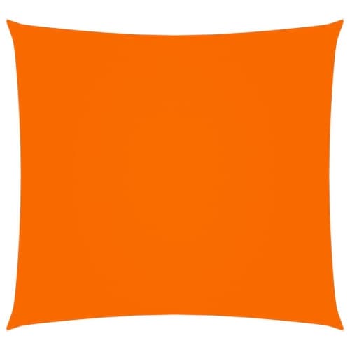 Solsegel oxfordtyg fyrkantigt 7x7 m orange