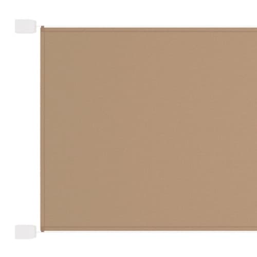Markis vertikal taupe 60x800 cm oxfordtyg