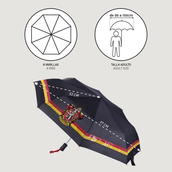 Taitettava sateenvarjo Harry Potter 97 cm