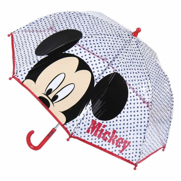 Sateenvarjot Mickey Mouse Punainen 100 % POE