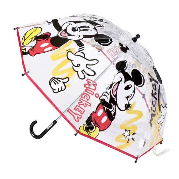 Paraply Mickey Mouse Transparent Ø 71 cm