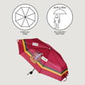 Miniatyrbillede 7 af 8: Foldbar Paraply Harry Potter Gryffindor
