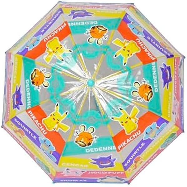 Barnparaply - CYP BRAND - Pokémon - Transparent Boll - Manuell - 48 cm - Flerfärgad