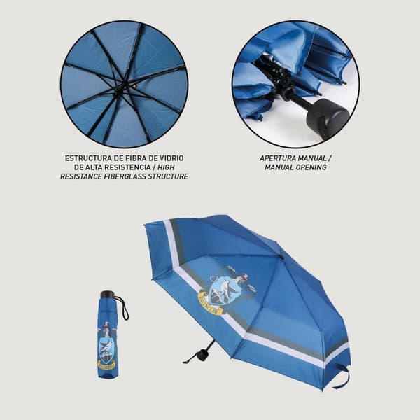 Hopfällbart paraply Harry Potter Ravenclaw