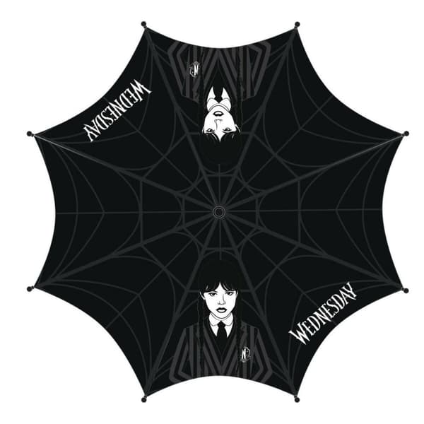 Paraply Wednesday Svart matte black