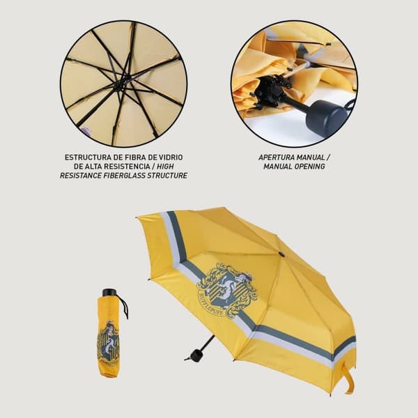 Hopfällbart paraply Harry Potter Hufflepuff