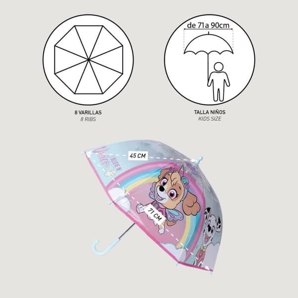 Sateenvarjot The Paw Patrol Pinkki Ø 71 cm