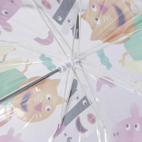 Paraply Peppa Pig Ø 71 cm Gjennomsiktig